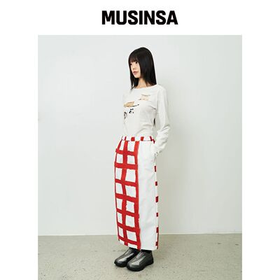 CHANCECHANCE 红色裙子 MUSINSA韩国官网直邮进口