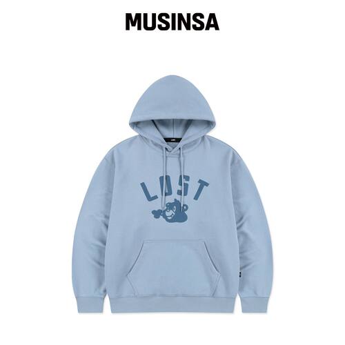 LMC LOST BEAR 连帽卫衣 天空蓝 MUSINSA韩国官网直邮进口