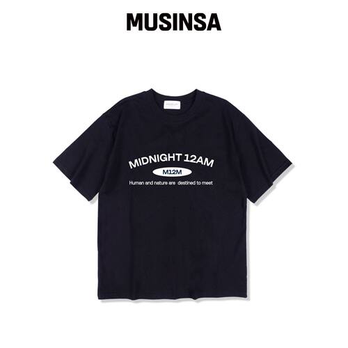 MIDNIGHT12AM M12M拱形logo 短袖T恤 婴儿韩国官网直邮进口