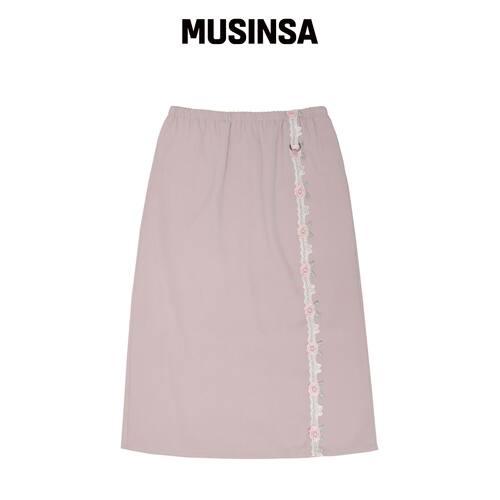 SIWEOL107 French Skirt (Rose)韩国官网直邮进口MUSINSA