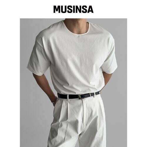 BOWLOW PRODUCT 基础款棉质圆领T恤 [象牙色] MU韩国官网直邮进口