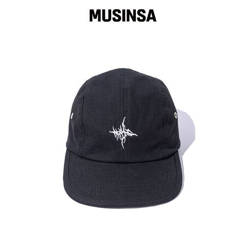 MASSNOUN 棉质Twig标志露营帽 MWFAC002-BK MUSI韩国官网直邮进口