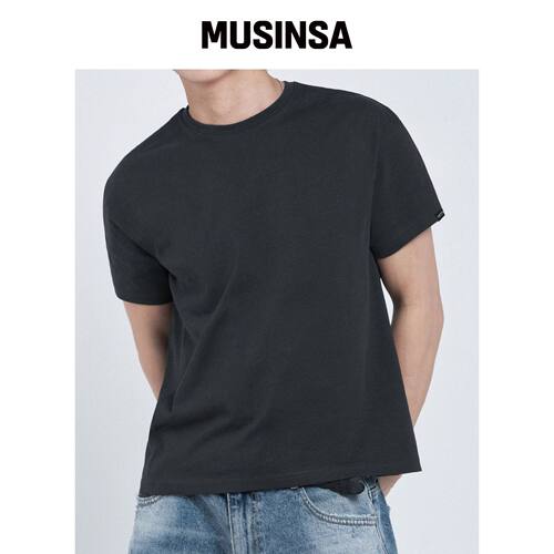 LEMAIN SECOND  cropped plain oversized short韩国官网直邮进口