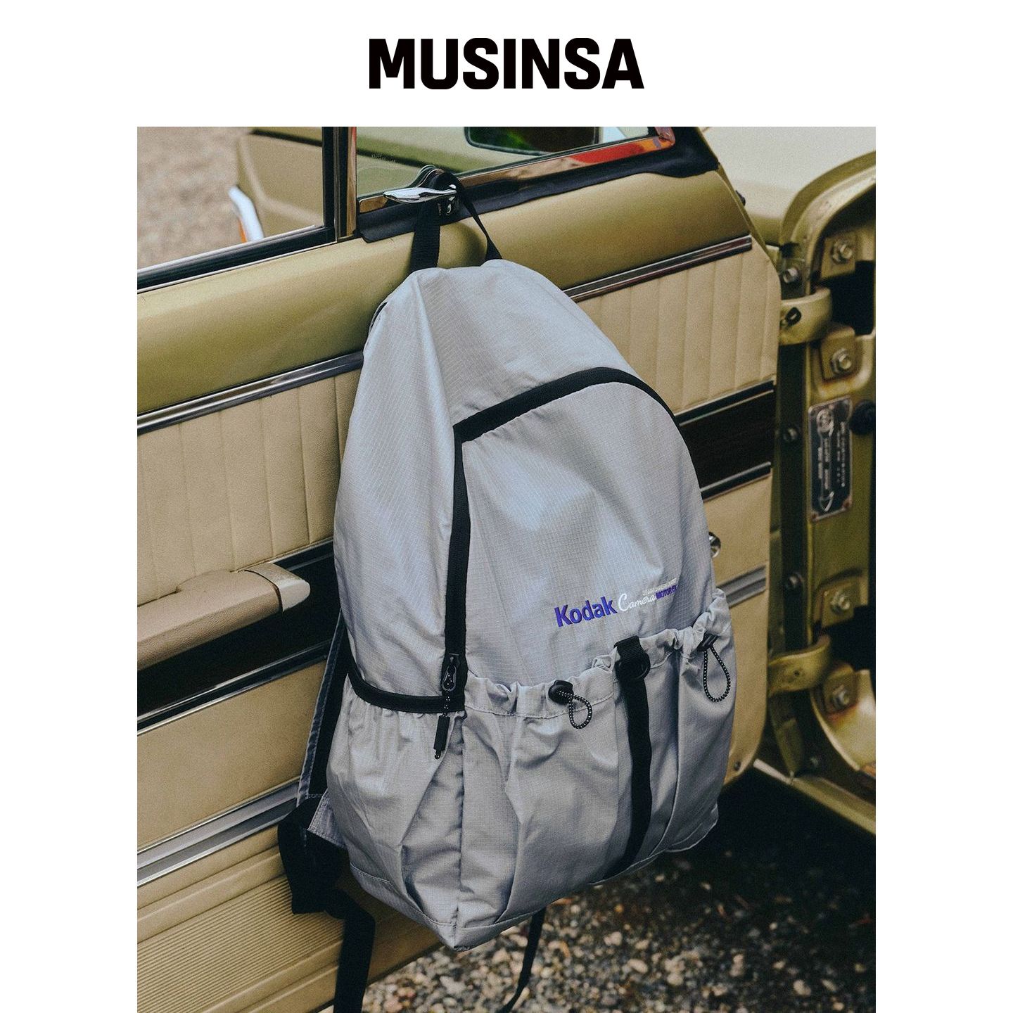 KODAK 灰色轻量防撕裂背包 (18L) MUSINSA韩国官网直邮进口图片