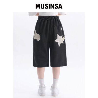 AMBLER Angel Star Patch Bermuda Pants ASP901韩国官网直邮进口