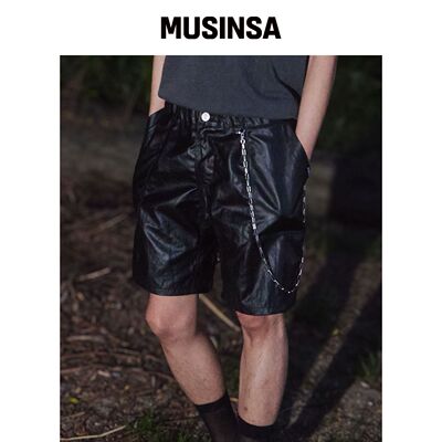 KRUXH CRUSHED COATED GADGET SHORTS MUSINSA韩国官网直邮进口