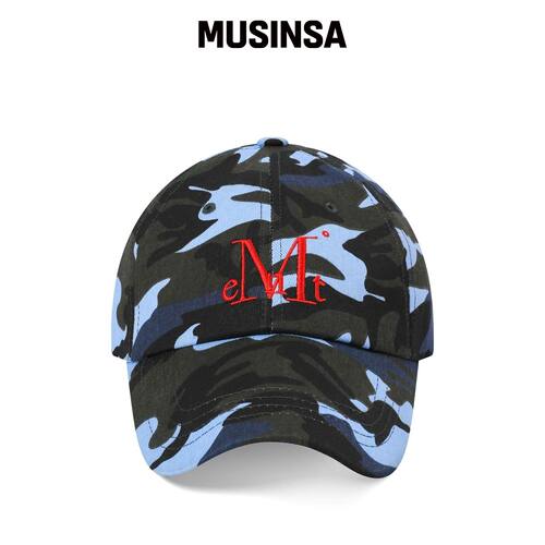 MUCENT 标志性棒球帽 (蓝色迷彩) MUSINSA韩国官网直邮进口