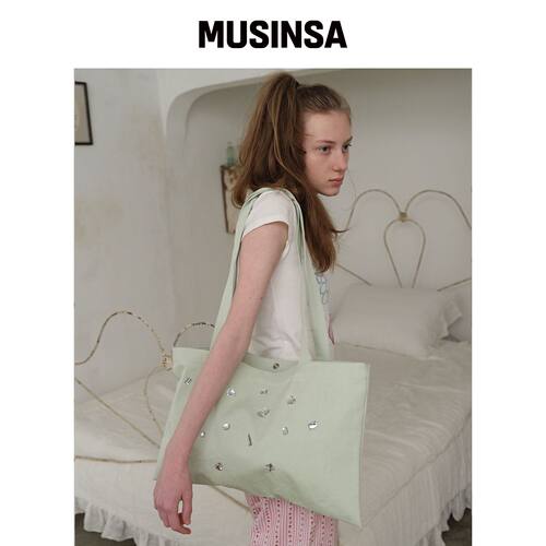 FUNFROMFUN 散落珠宝包，薄荷色 MUSINSA韩国直邮官方正品