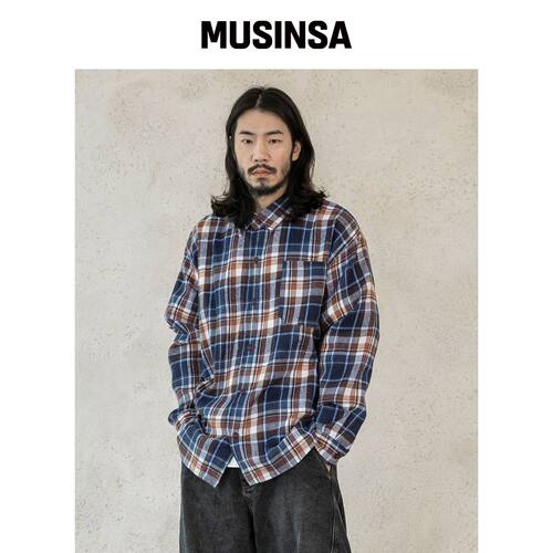 RUGGED HOUSE 复古风格格纹衬衫 2色韩国官网直邮进口MUSINSA