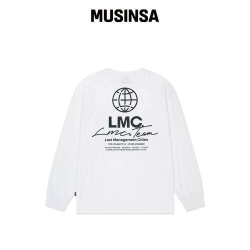 LMC SIGNATURE COMBO 长袖T恤 白色 MUSINSA韩国官网直邮进口
