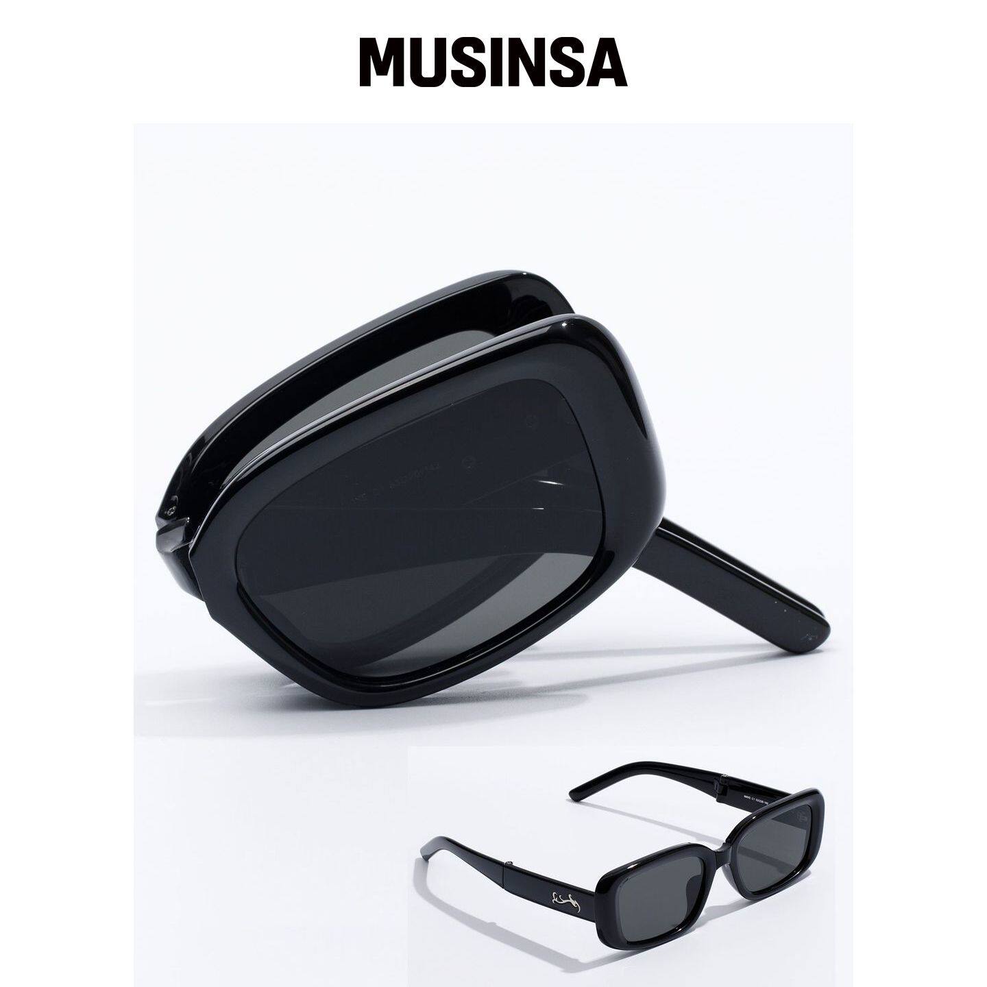 RECLOW 眼镜文件夹太阳镜黑色墨镜百搭 MUSINSA韩国直邮官方正品