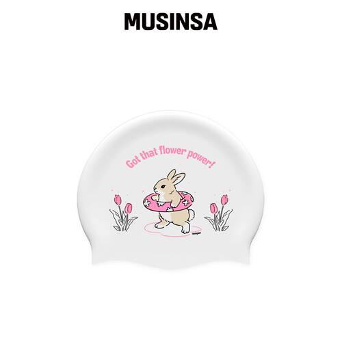 OOMPAA 花卉兔子硅胶泳帽 MUSINSA韩国官网直邮进口