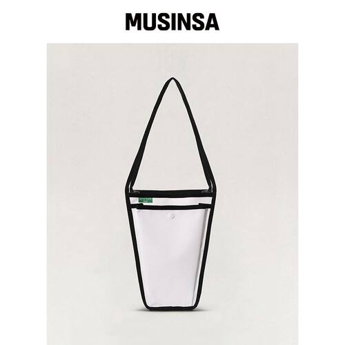 TUO VASE BAG_WHITE BLACK韩国官网直邮进口MUSINSA
