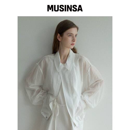 LENAV esy rainy wind Jacket (WHITE)韩国官网直邮进口MUSINSA