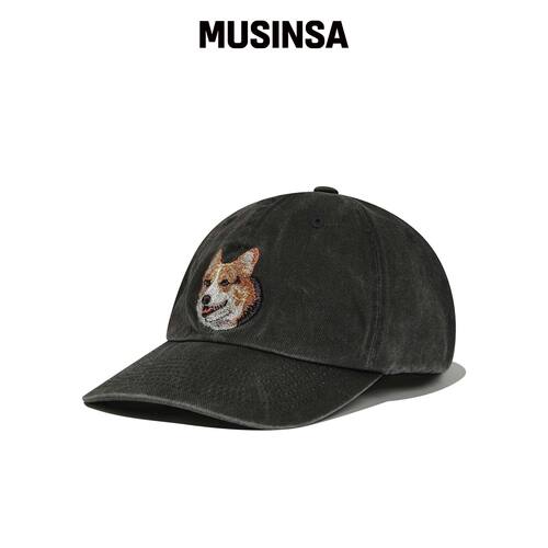 RETRIEVER CLUB CORGI 棒球帽 [炭灰色]韩国官网直邮进口MUSINSA