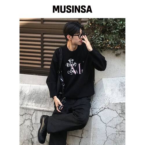 MUCENT SAHARA 豹纹十字针织衫男女通用 MUSINSA韩国官网直邮进口