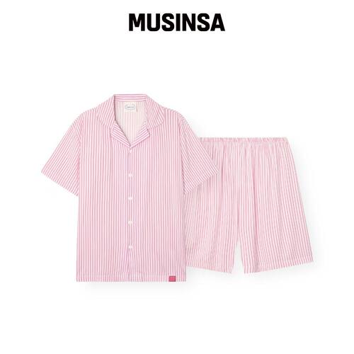 ORCITE 男士 H126 PINK 半袖居家服套装 MUSINSA韩国官网直邮进口