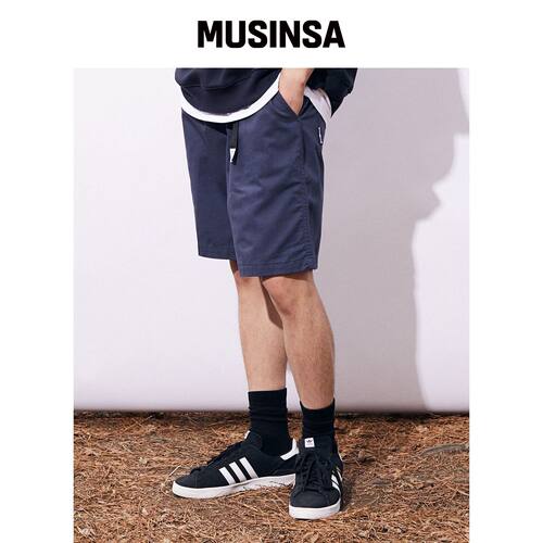 MOAA 婴儿半包棉质热裤子 (NAVY) MUSINSA韩国官网直邮进口