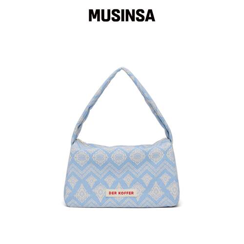 DER KOFFER HOBO DAMASK [SKY]_SMALL MUSINSA韩国直邮官方正品
