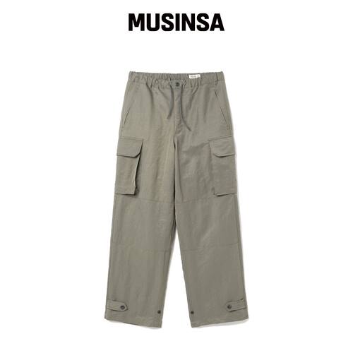 NOCLE M47尼龙裤子鼠尾草绿色韩国官网直邮进口MUSINSA