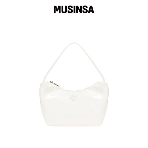 NICK&NICOLE NICOLE MINI HOBO BAG_CREAM MUSIN韩国官网直邮进口