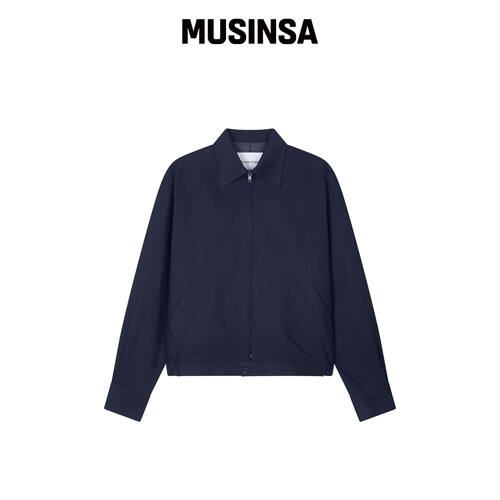 ROLLINGSTUDIOS COTTON TWILL 外套 海军蓝韩国官网直邮进口