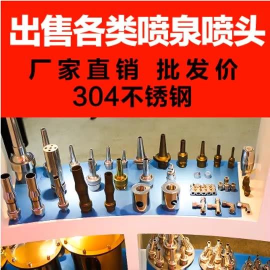 泳池喷泉喷头配件不锈钢2寸1寸花样喷景观园林水池水景凤尾花喷头