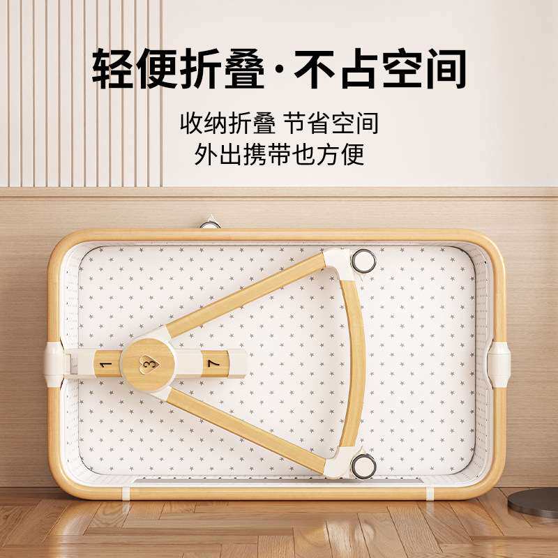 多功能婴儿床可拼接大床宝宝摇篮床便携式可折叠移动新生床边床