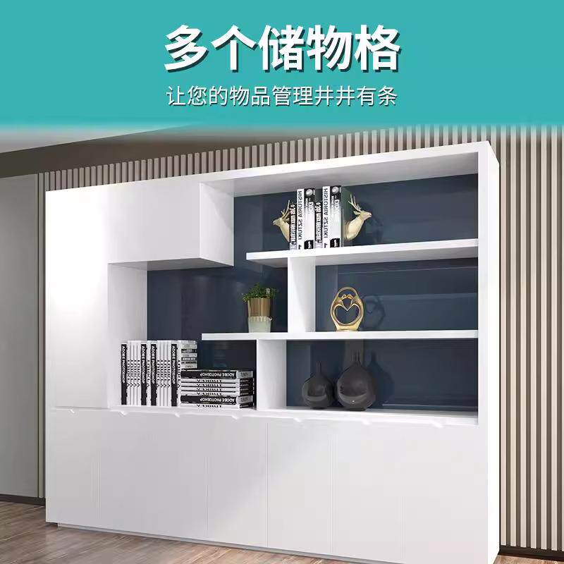 烤漆文件柜办公室简约收纳书柜现代创意落地柜子资料架储物柜