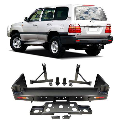 适用Land Cruiser LC105 FJ105后杠带备胎架油桶架可带绞盘架RA款