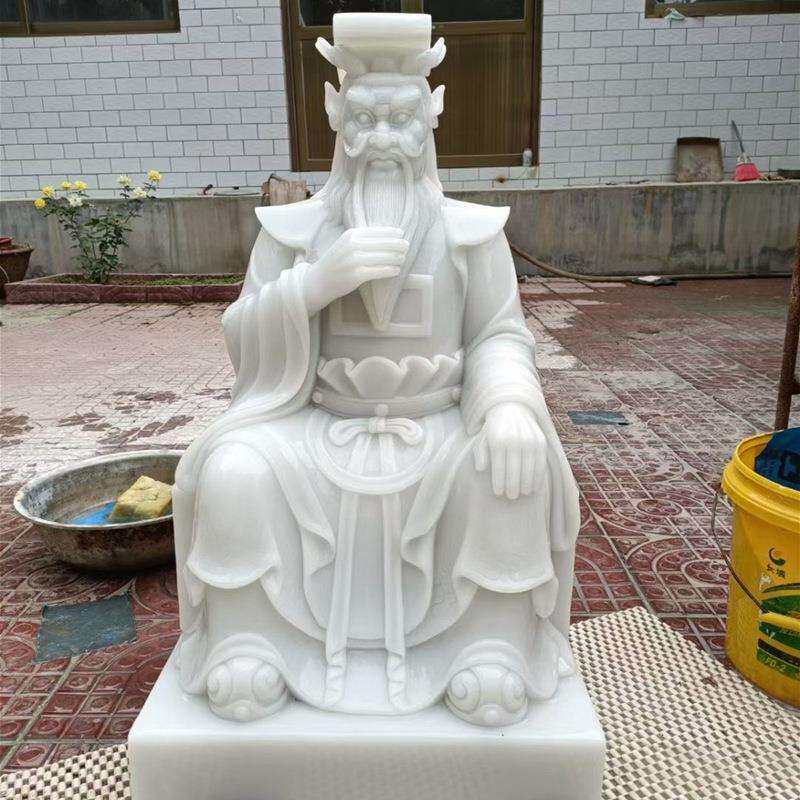 石雕龙王龙母大理石花岗岩山神土地神像雕塑寺院庙宇供奉雕刻摆件