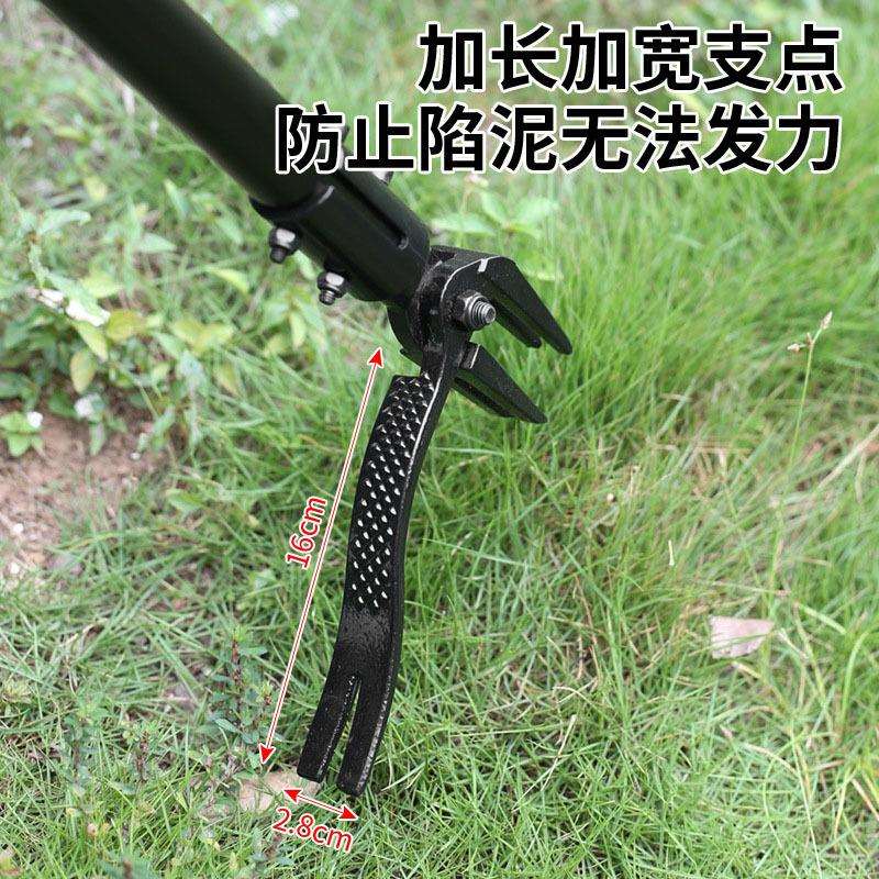 热销免弯腰手动拔草器可拆卸起根器长柄家用花园除草工具