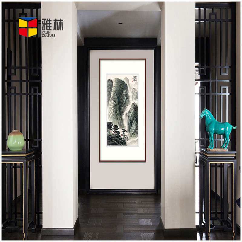 山水画宣纸 艺术微喷复制字画井冈山大气风景挂画装裱画芯