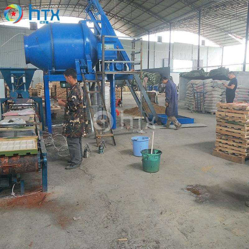 自动文化石地砖花砖生产线 8米自动输送下料振动混凝土布料机