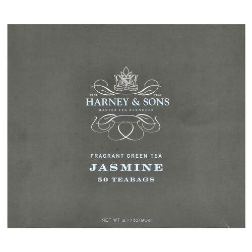 Harney & Sons,芳香绿茶，茉莉香，50 茶包，3.17 盎司（90