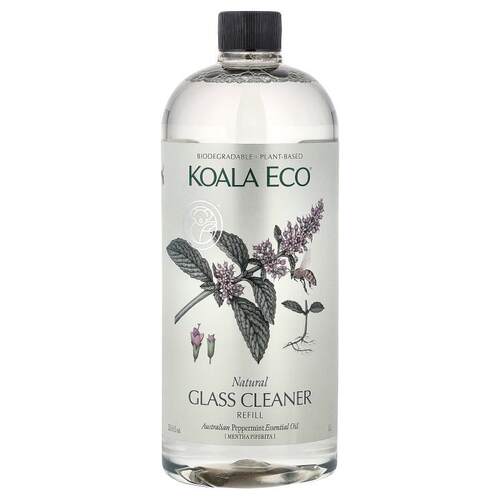 Koala Eco,天然玻璃清洁剂，补充装，澳大利亚薄荷精油，33.8 液1