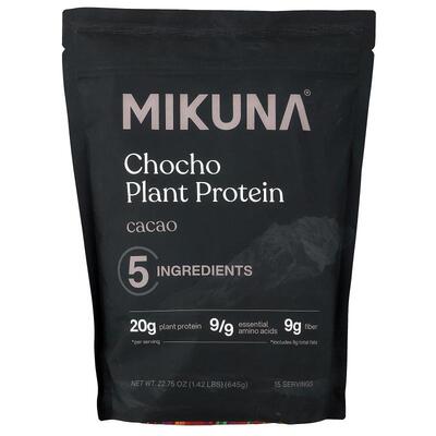 MIKUNA,Chocho 植物蛋白质粉，可可味，1.42 磅（645 克）