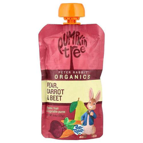 Pumpkin Tree Organics,Peter Rabbit™ Organics，有机果蔬泥，梨