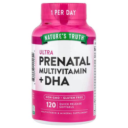 Nature's Truth,高级产前多维生素 + DHA，120 粒速释软胶囊