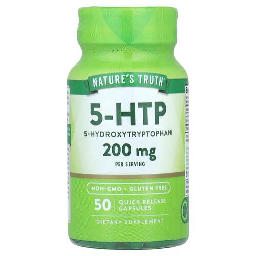 Nature's Truth,5- HTP，200 毫克，50 粒速释胶囊（每粒胶囊 100