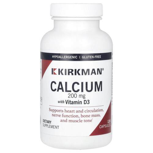 Kirkman Labs,含维生素 D3 的钙，120 粒胶囊