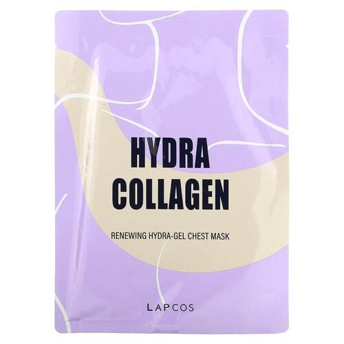 Lapcos,Hydra Collagen，焕活水润凝胶胸部美容面膜