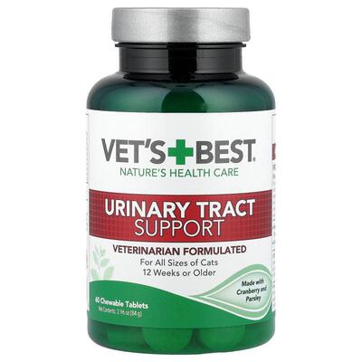 Vets Best,Urinary Tract Support, For Cats, All Sizes, 12 Wee