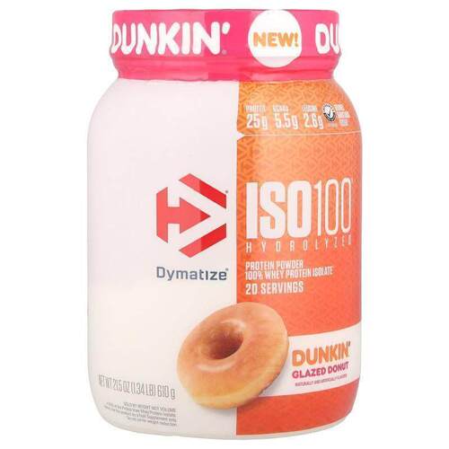 Dymatize ISO100®全分离乳清蛋白糖霜甜甜圈健身增肌人群