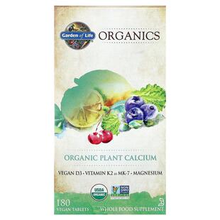 生命花园,Organics,有机植物钙,180 片全素片