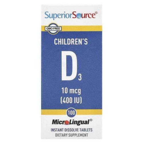 Superior Source 儿童 D3促进骨骼健康