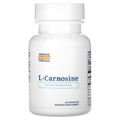 Advance Physician Formulas,L-肉碱，500 毫克，30 粒胶囊