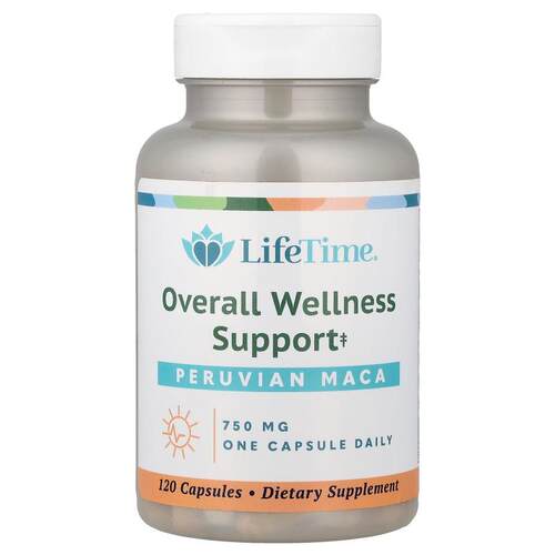LifeTime Vitamins,秘鲁玛卡胶囊，750 毫克，120 粒装