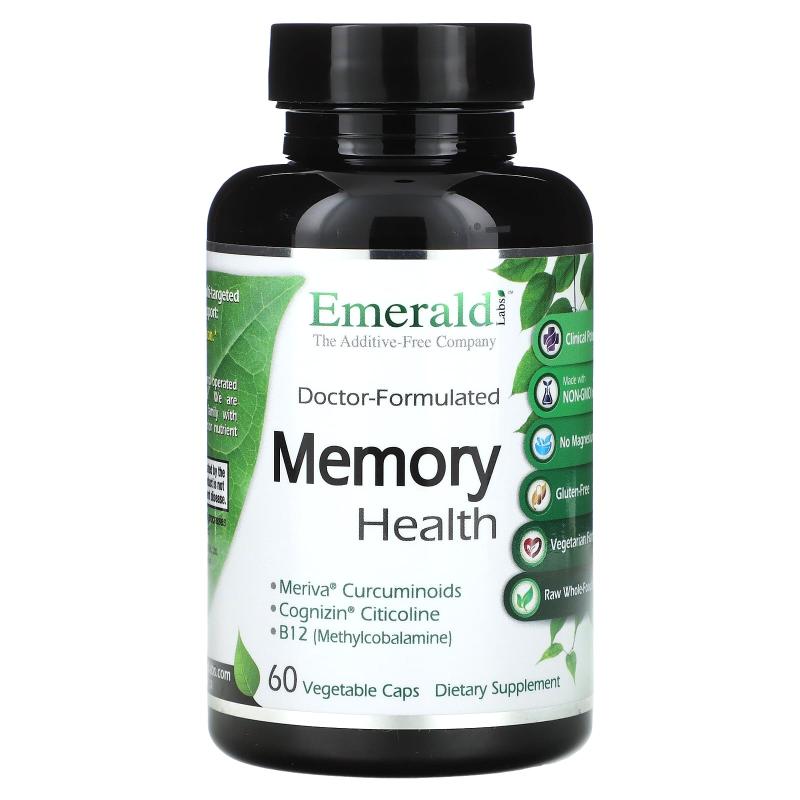 Emerald Laboratories,记忆健康，60 粒素食胶囊