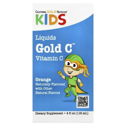 California Gold Nutrition,Kids Gold C™，液体维生素 C液体
